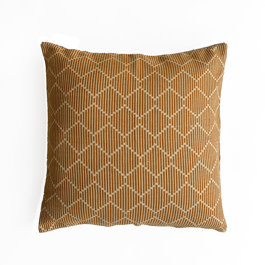 Handwoven Dumbara Knuckles Pillow  - Honey