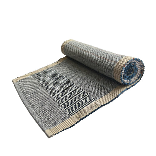 Handwoven daylight table runner