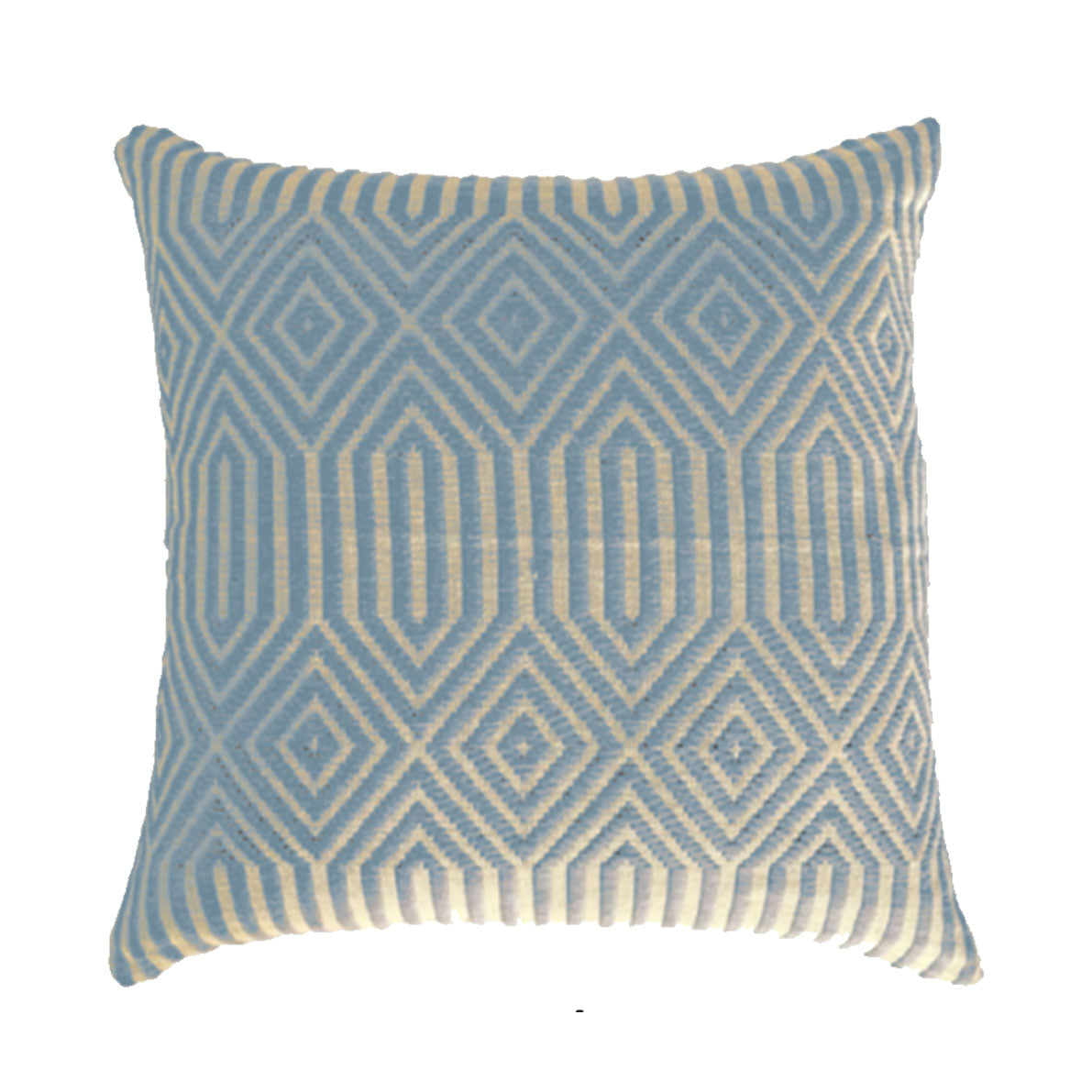 Handwoven Dumbara Lipton Pillow cover- pale ice blue