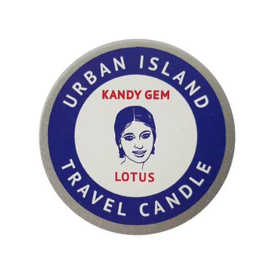 City Graphics - Kandy Gem Travel Candle Lotus