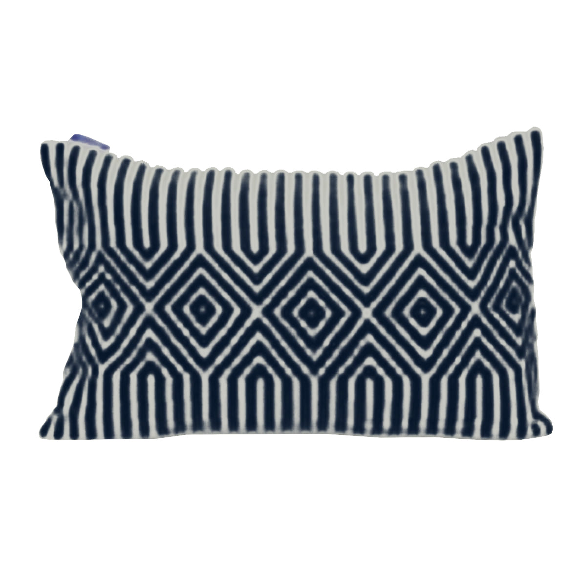 Lipton Lumbar Pillow Cover - Navy Ink