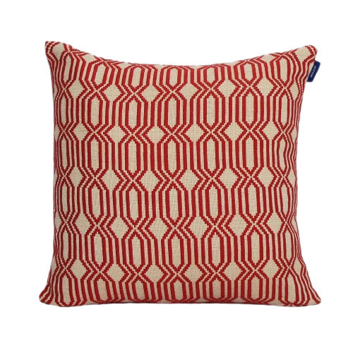 Lattice Rata Pillow Cover - Knuckles Red