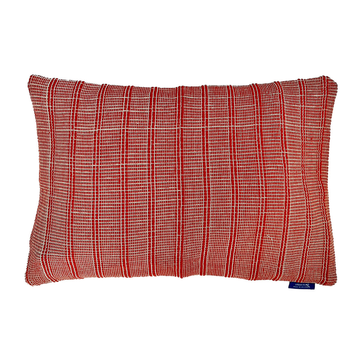 Japanese Space Pillow Cover - Lumbar Red
