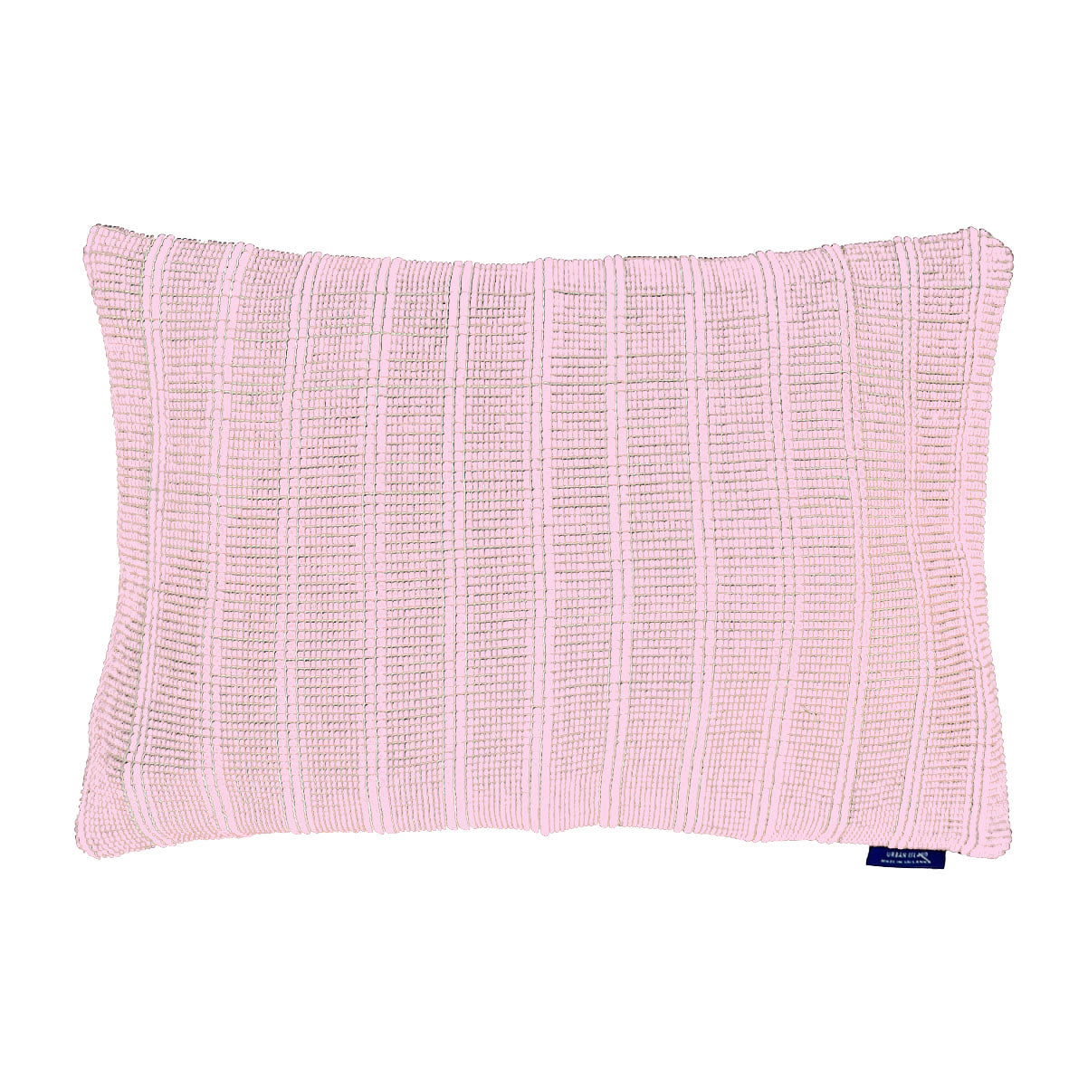 Japanese Space Lumbar Pillow Cover - Pink