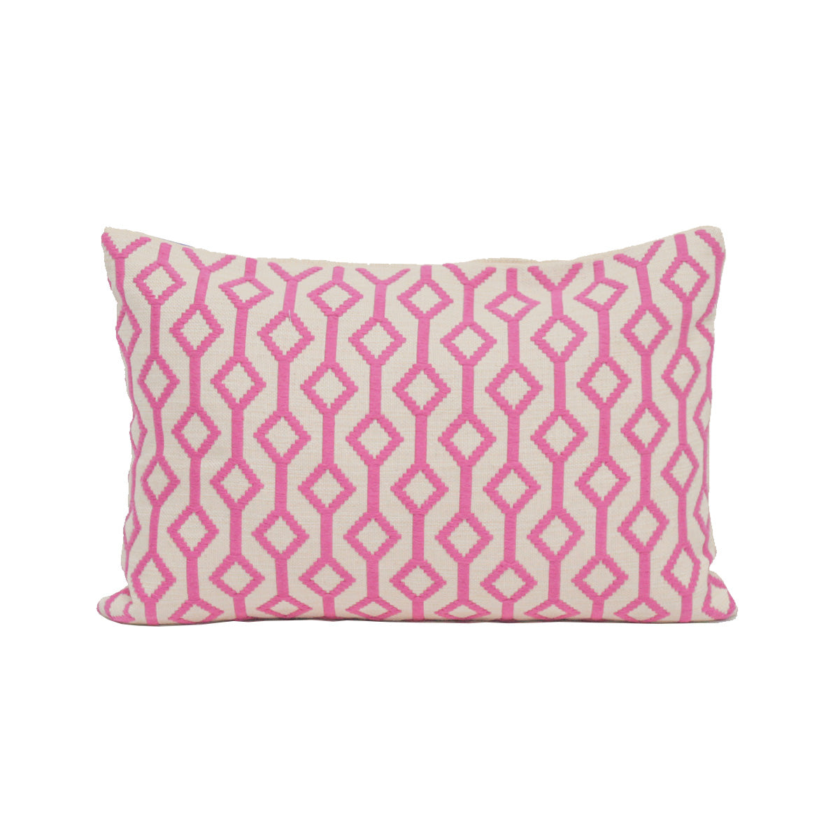 Aluwa Lumbar Pillow Cover - Pink