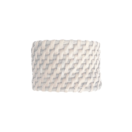 Cane napkin ring - White
