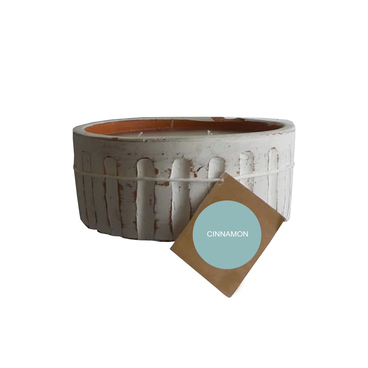 Terracotta Candle - Cinnamon (L)